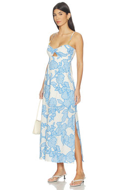 MINKPINK - Alessia Twist Front Midi Dress