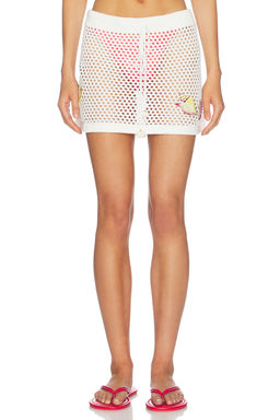 MINKPINK - Soleia Crochet Mini Skirt
