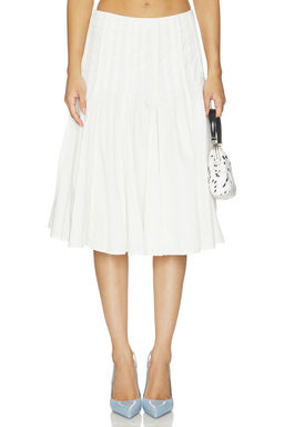 Markgong - Pleated Midi Skirt