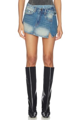 MARRKNULL - Two-Piece Denim Skirt