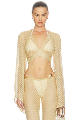 Missoni - Metallic Knit Crop Top