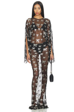 Norma Kamali - Reverse Obie Gown With Long Sleeve