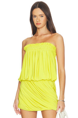 Norma Kamali - Strapless Peasant Bodysuit