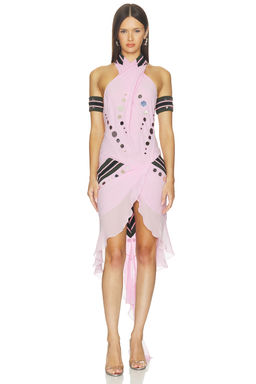 Off-White - Geo Mirror Rib Dress
