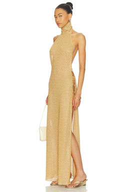 Oseree - Lumiere Ring Turtleneck Dress