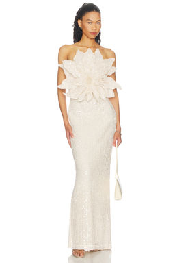 Patbo - Lara Crochet Flower Maxi Dress