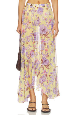 Patbo - Peony Print Maxi Skirt