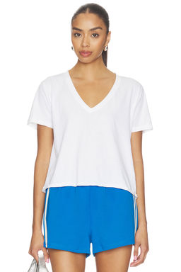 perfectwhitetee - Crispy Cotton V Neck Tee (White)