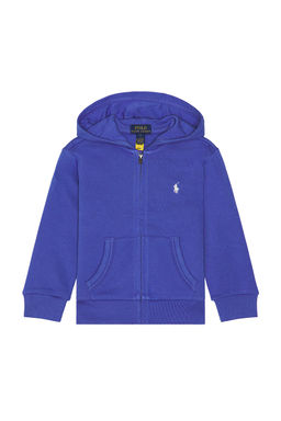POLO RALPH LAUREN - Long Sleeve French Terry Sail Graphic Full Zip Hoodie
