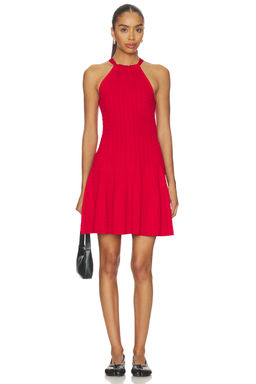 POLO RALPH LAUREN - Viscose Blend Halter A Line Dress