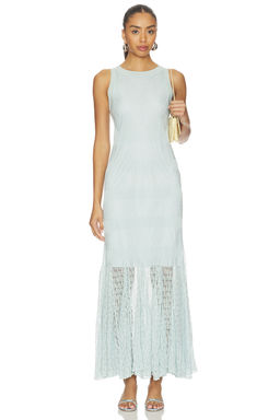 Prabal Gurung - Pointelle Slip Maxi Trumpet Dress