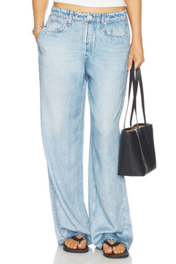 Rag & Bone - rb Miramar Slink Wide Leg Pull On Jeans