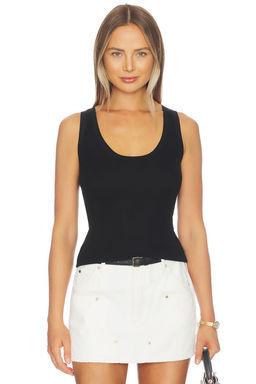 RENGGLI - Scoop Neck Rib Tank