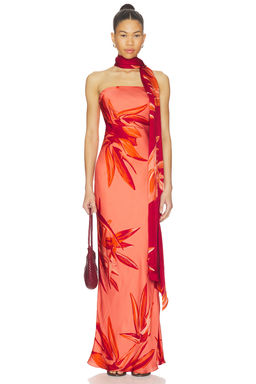 Rococo Sand - Strapless Maxi Dress