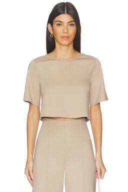 Ripley Rader - Ponte Knit Short Sleeve Top