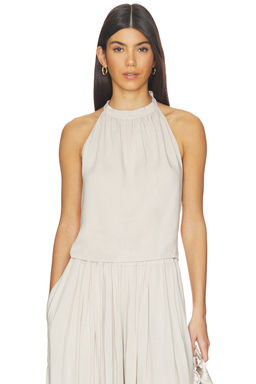 Ripley Rader - Linen Tie Back Halter Top