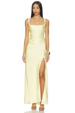 Runaway The Label - Esme High Split Maxi Dress