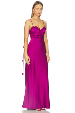 Runaway The Label - Lavena Floral Detail Maxi Dress