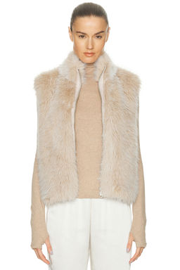 REVOLVE x JJ - Faux Fox Fur Vest