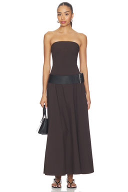 St. Agni - Strapless Rouleau Dress
