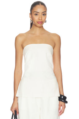 St. Agni - Strapless Rouleau Tie Top