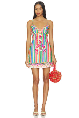 Saloni - Boa Dress
