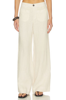 Sanctuary - The Linen Marine Wide Leg Pants