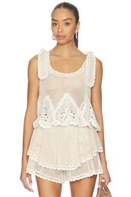 SEA - Madelyn Crochet Tank