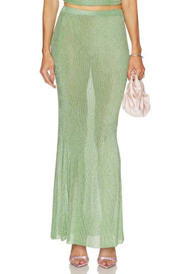 Ser.O.Ya - Harmony Metallic Knit Skirt