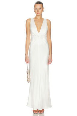 Shona Joy - La Lune Low Twist Maxi Dress
