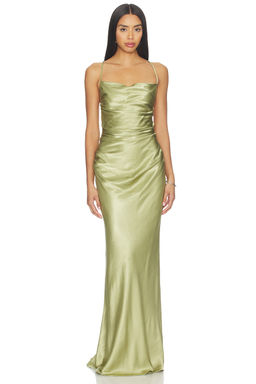 Shona Joy - La Lune Lace Back Maxi Dress