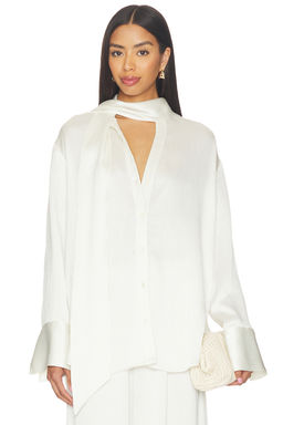 Shona Joy - Huxley Long Sleeve Scarf Shirt