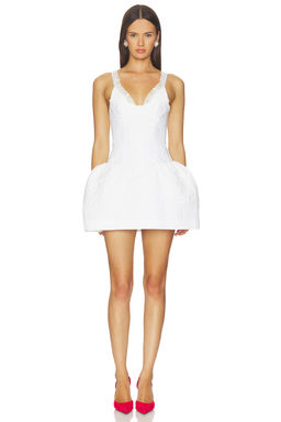 Shushu/Tong - Lace Trim Bustier Dress