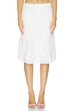 Shushu/Tong - Threadwork Knit Skirt