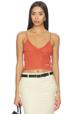 Shushu/Tong - Bow Strap Knit Cami Top