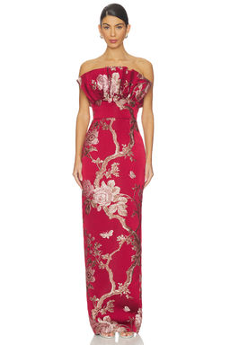SAU LEE - Noah Brocade Gown