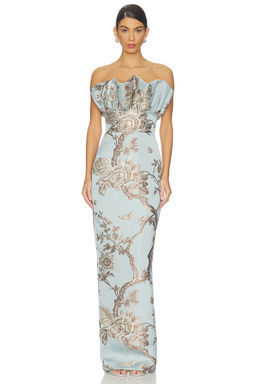 SAU LEE - Noah Brocade Gown