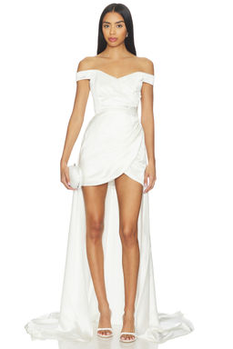 SAU LEE - Vittoria Satin Dress
