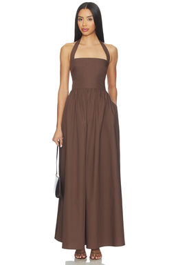 Susana Monaco - x REVOLVE Poplin Tie Halter Dress