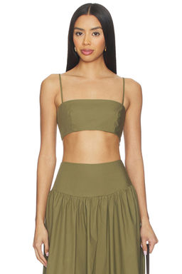 Susana Monaco - x REVOLVE Poplin Crop String Top