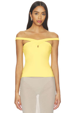 Susana Monaco - Cross Front Top Off Shoulder Top