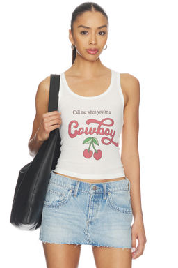 The Laundry Room - Call Me Cowboy Rib Tank Top