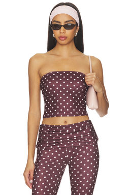 Tiger Mist - Vali Polka Dot Top