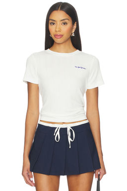 Terez - x REVOLVE Yankees Pointelle Baby Tee
