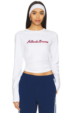 Terez - x REVOLVE Atlanta Braves Long Sleeve Baby Tee