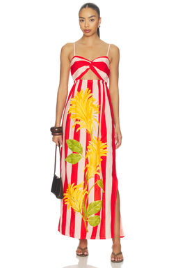 Verandah - Twist Draped Maxi Dress