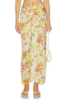 Verandah - Hand Draped Floral Skirt
