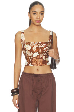 Verandah - Square Neck Crop Blouse