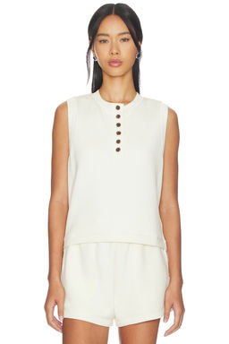 Varley - Marla Button Placket Tank Top