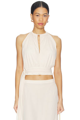 With Harper Lu - Draped Halter Top
